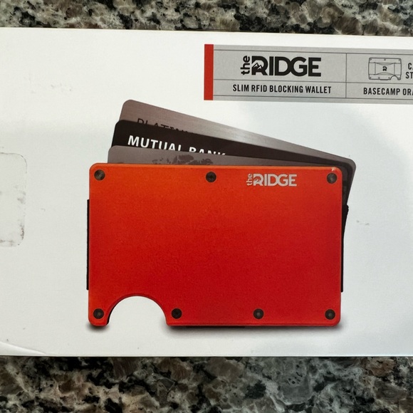 [The Ridge] Slim RFID Blocking Wallet - Picture 8 of 9